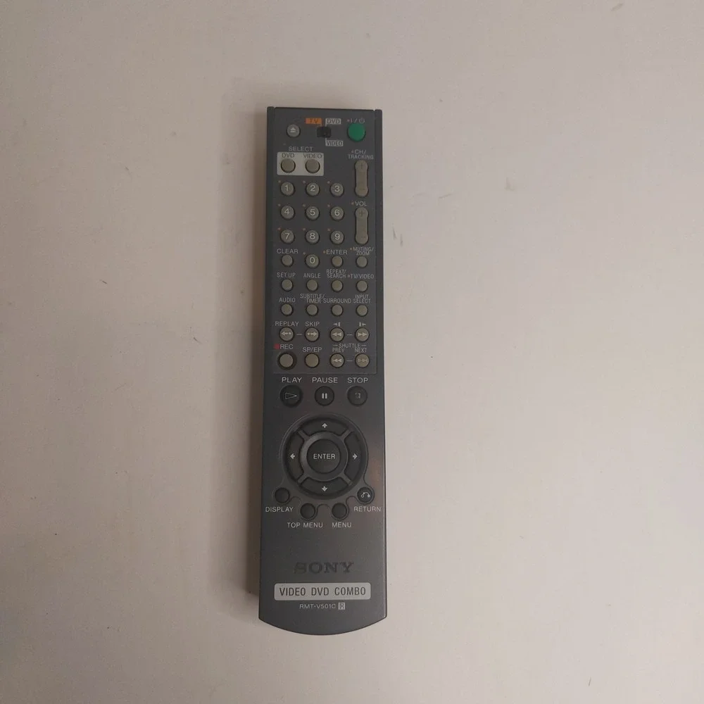 Sony RMT-V501C Video DVD Combo Remote Control OEM Tested Working Genuine